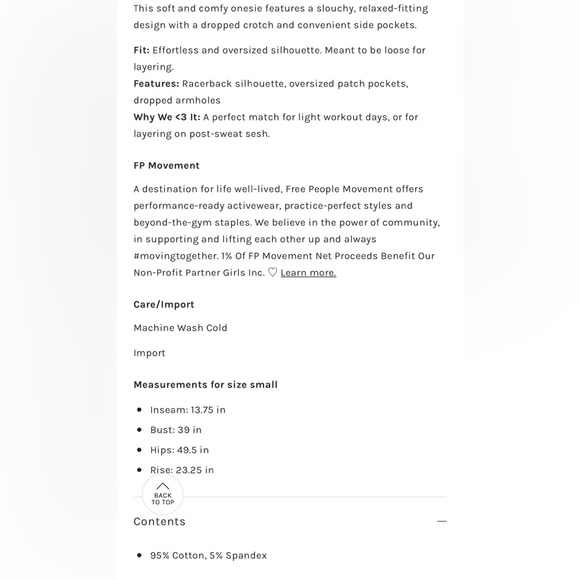 NWOT Free People FP Movement Hot Shot Onesie in Indigo Blue - Picture 12 of 13